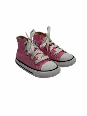 Converse Chuck Taylor All Star Pink High Top Sneaker Shoes Infant Size 7